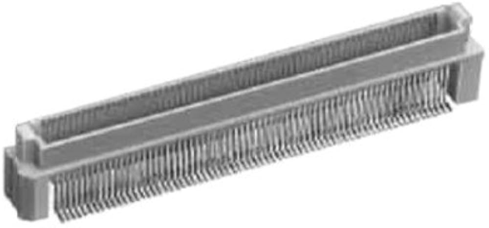 FX8C-100P-SV2(71) Hirose Electric FX8C-100P-SV2(71) is a 100-position, 0.6mm pitch, surface mount header connector with outer shroud contacts and gold plating.