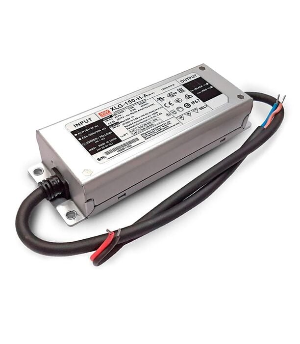 XLG-150-L-A The Mean Well XLG-150-L-A is a 150W adjustable LED driver. It features an output voltage range of 120-214VDC and an output current of 700mA.