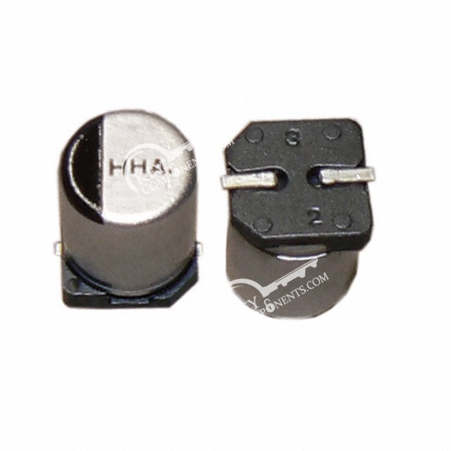 AHA106M16B12T The Cornell Dubilier Electronics (CDE) AHA106M16B12T-F is a 10µF, 16V aluminum electrolytic capacitor with ±20% tolerance. It is rated for AEC-Q200 automotive applications.