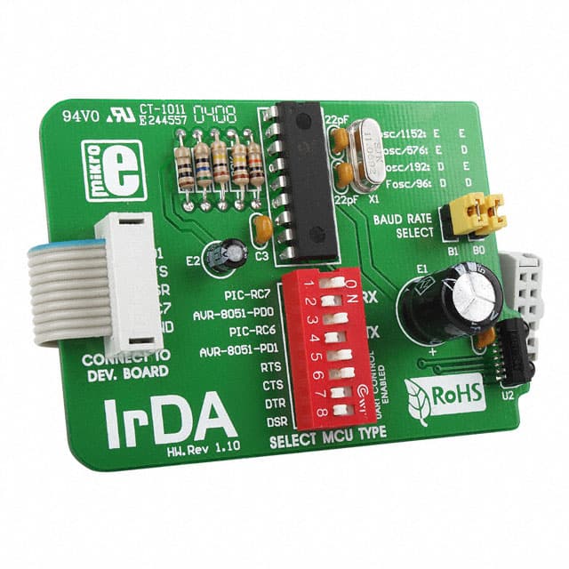 MIKROE-70 BOARD IRDA ADD-ON W/MCP2155
