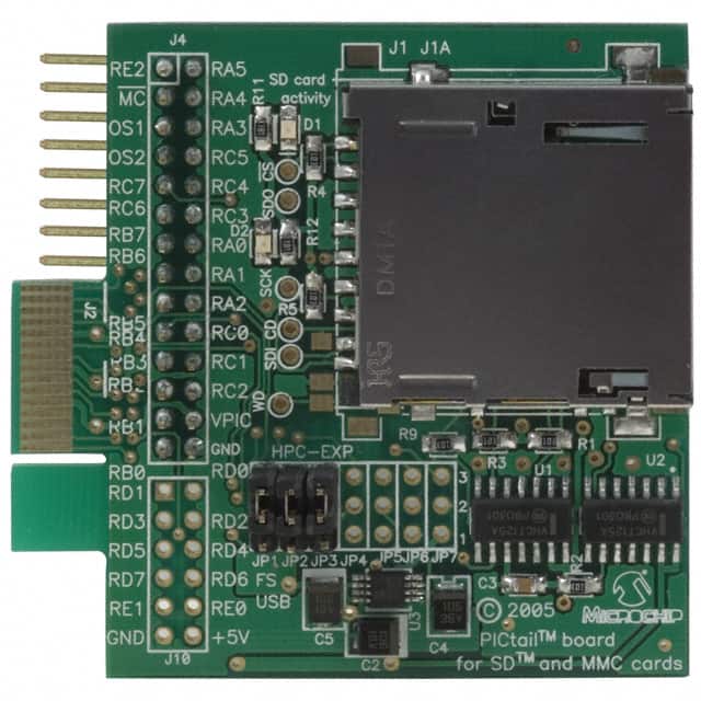 AC164122 BOARD DAUGHT PICTAIL SD/MMC CARD