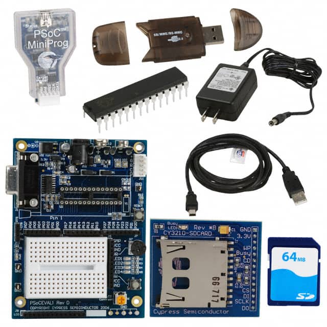 CY3210-SDCARD KIT EVAL PSOC SD CARD