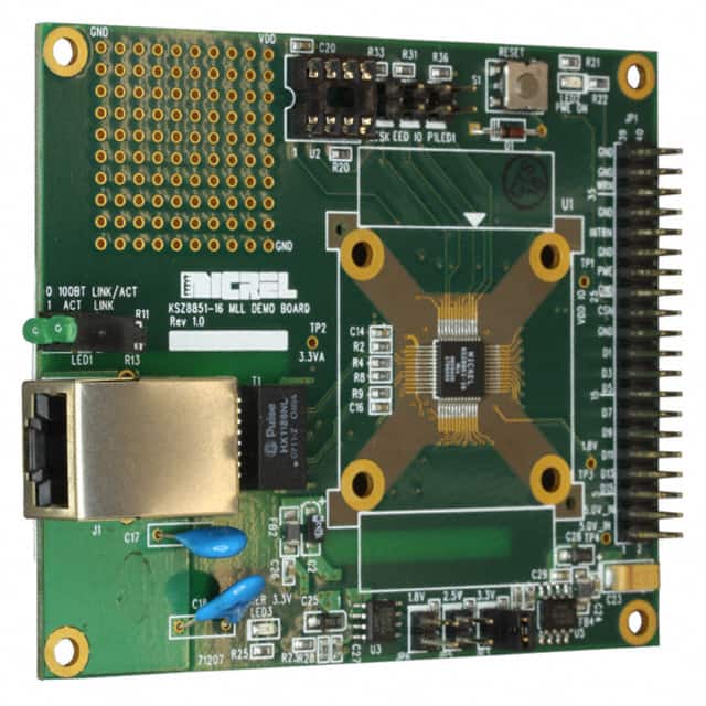 KSZ8851-16MLL-EVAL BOARD EVALUATION KSZ8851-16MLL