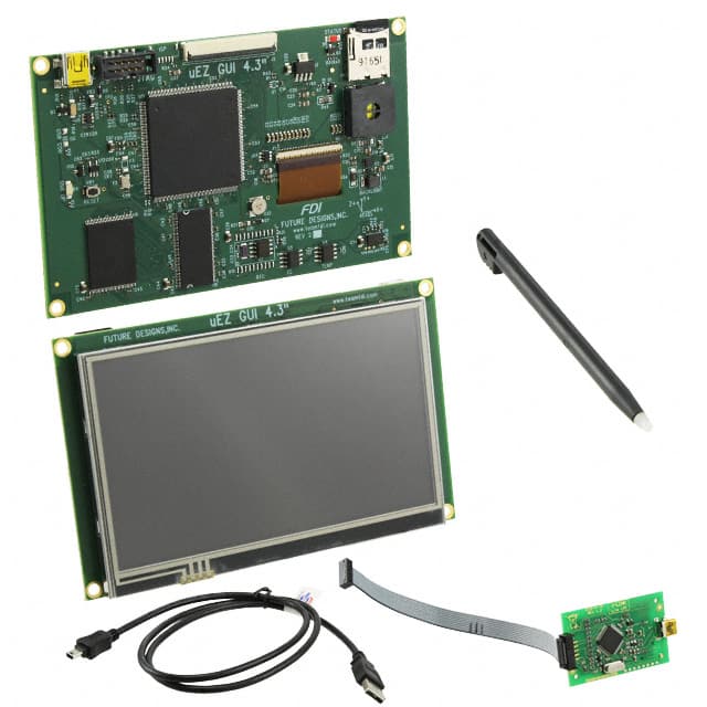 UEZGUI-2478-43WQS KIT DEV 4.3" TOUCH SCREEN REV.2