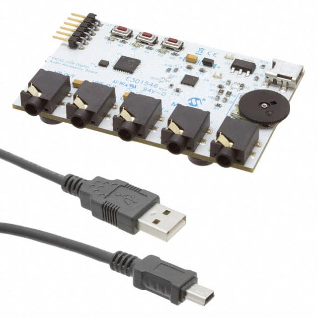 DM320014 BOARD DIGITAL AUDIO USB PIC32