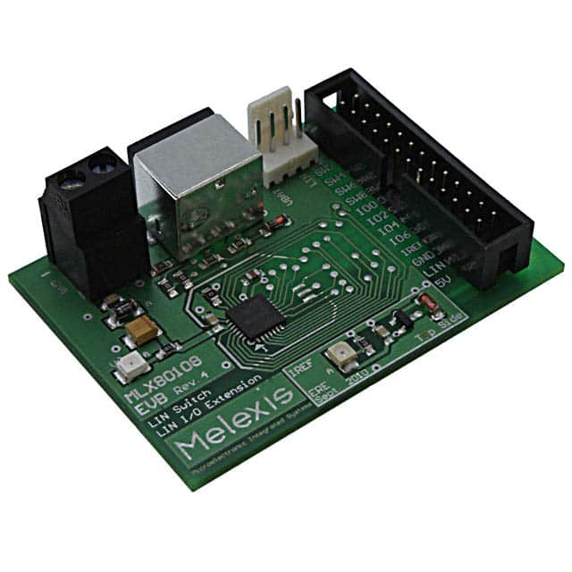EVB80104-A2 BOARD EVAL FOR MLX80108 SW DEV