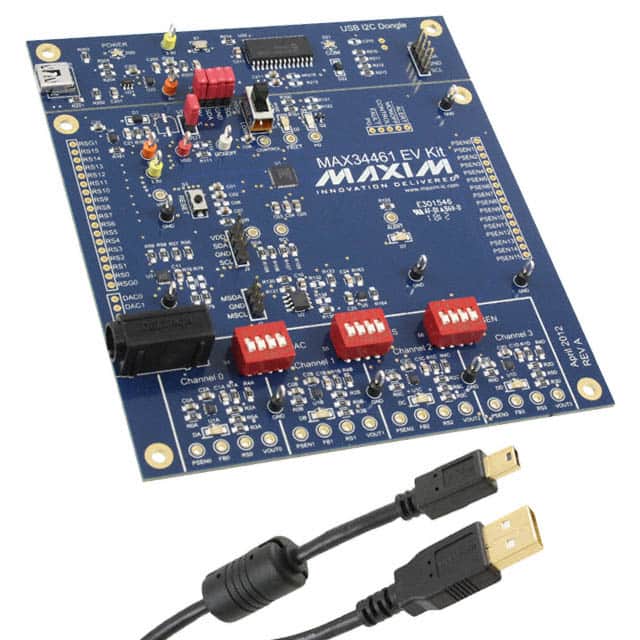 MAX34461EVKIT# BOARD EVAL FOR MAX34461