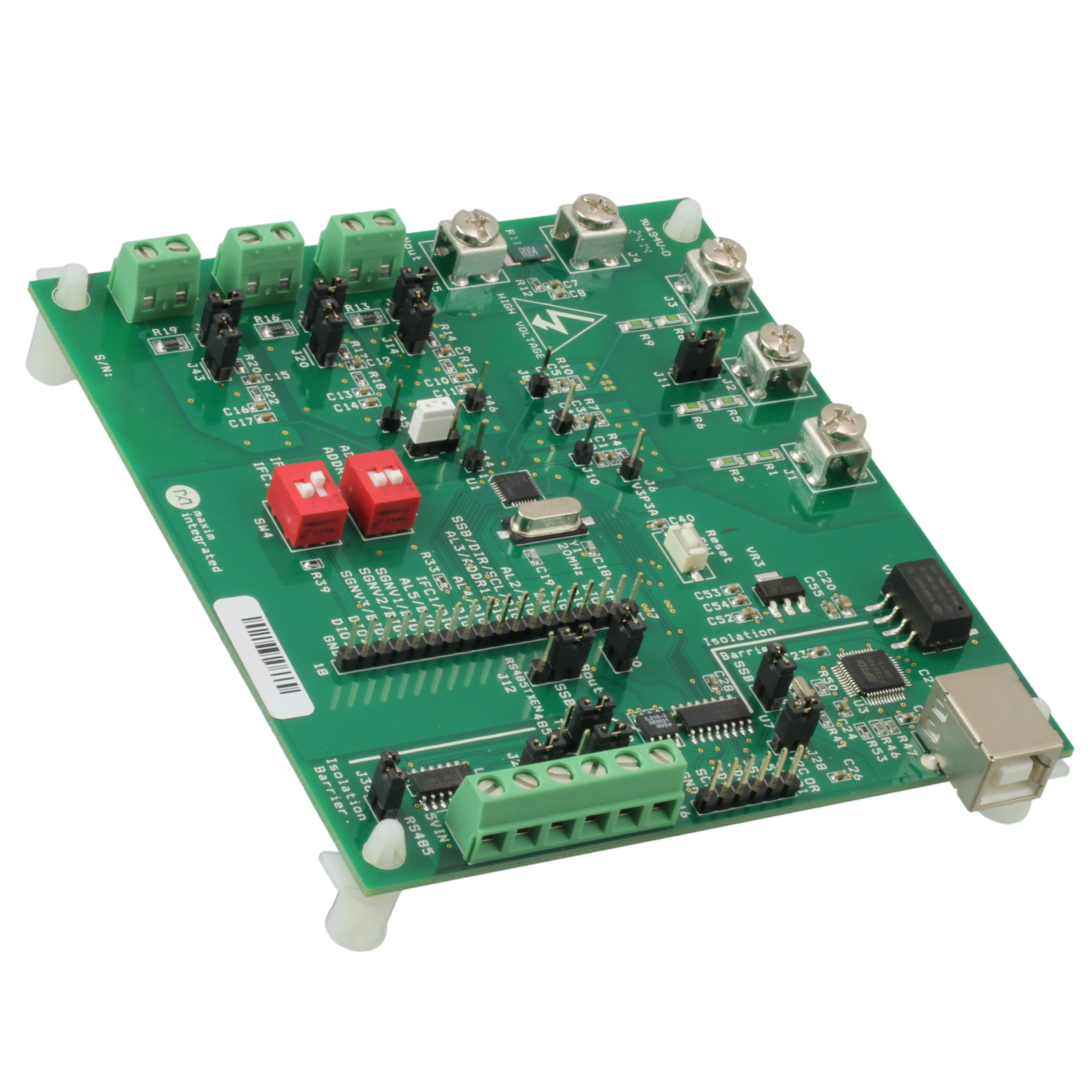 MAX78630+PPMEVK1# EV KIT FOR POLY-PHASE MONITORING