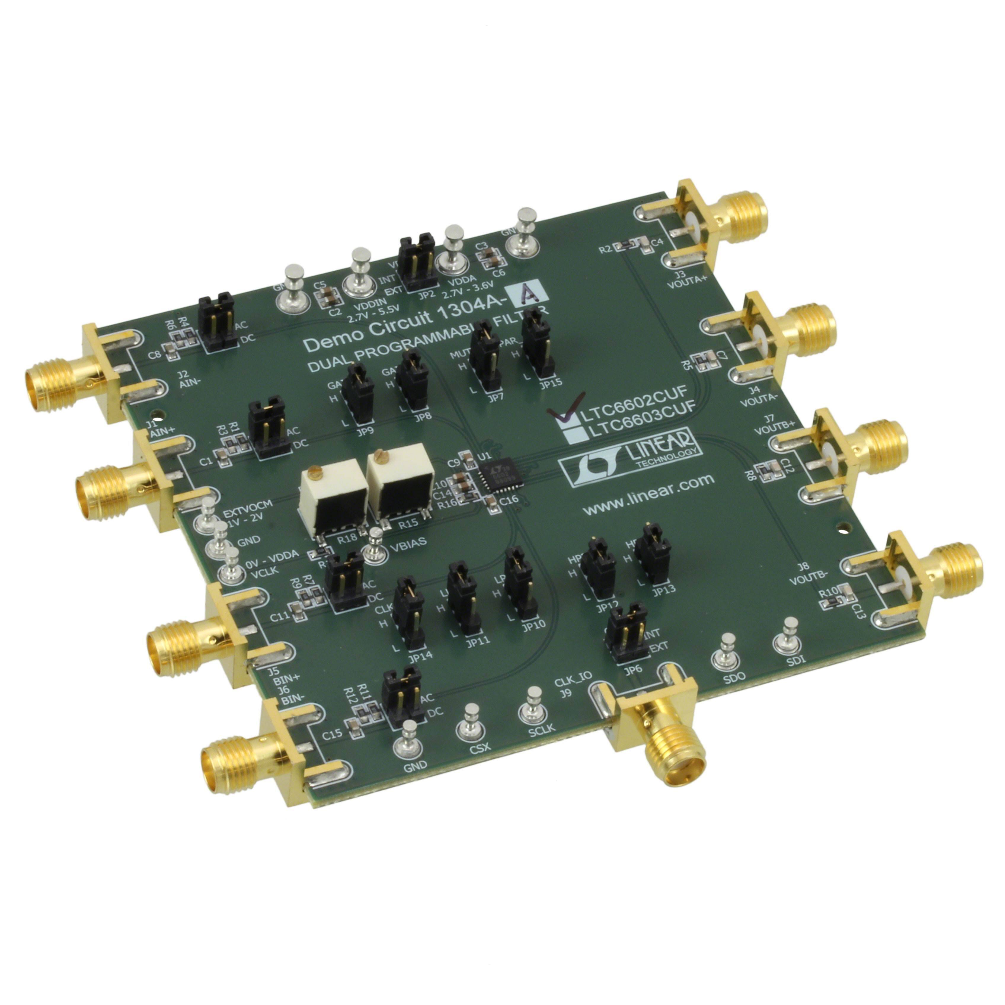 DC1304A-A EVAL BOARD FOR LTC6602