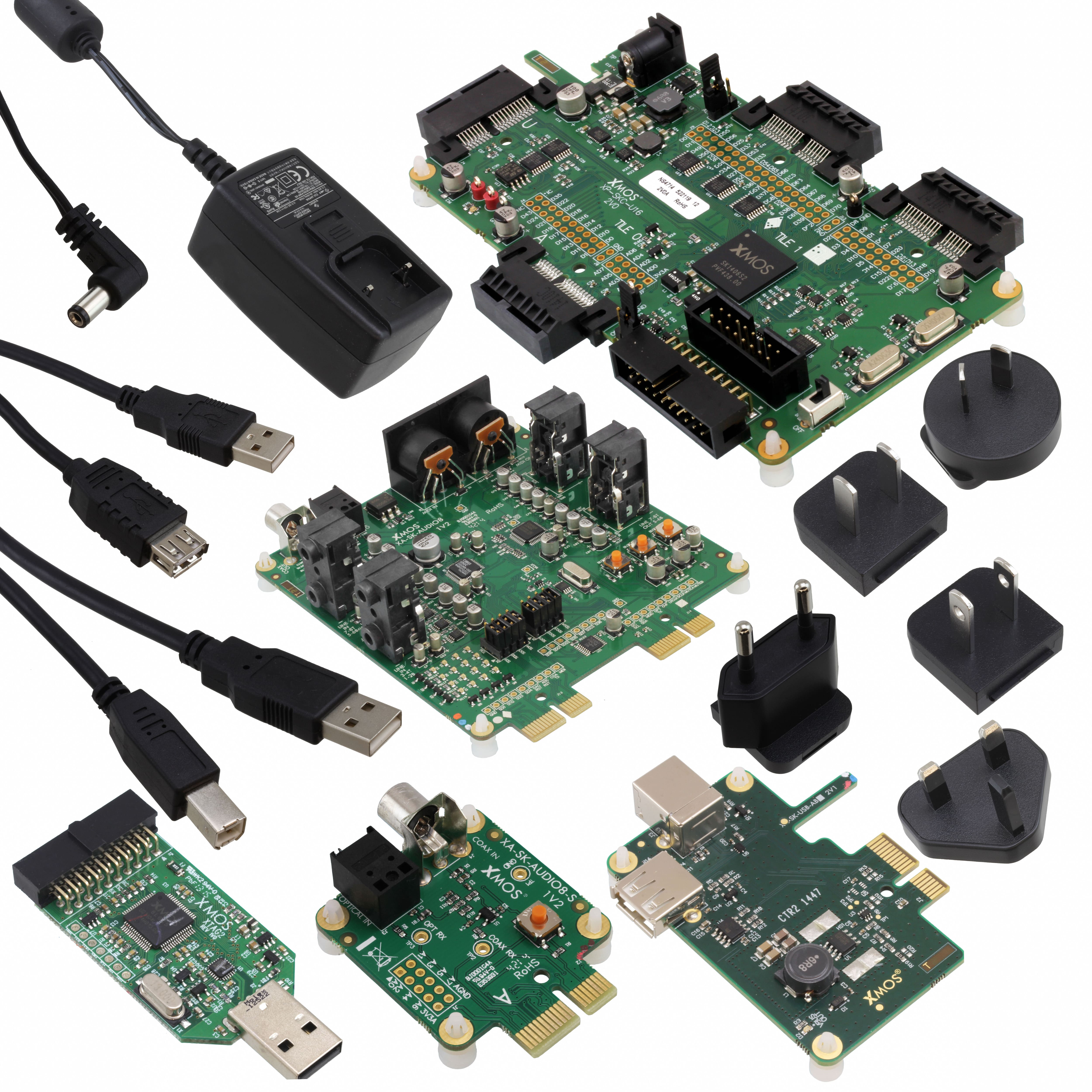 XK-USB-AUDIO-U16-MC-AB EVAL BOARD USB AUDIO