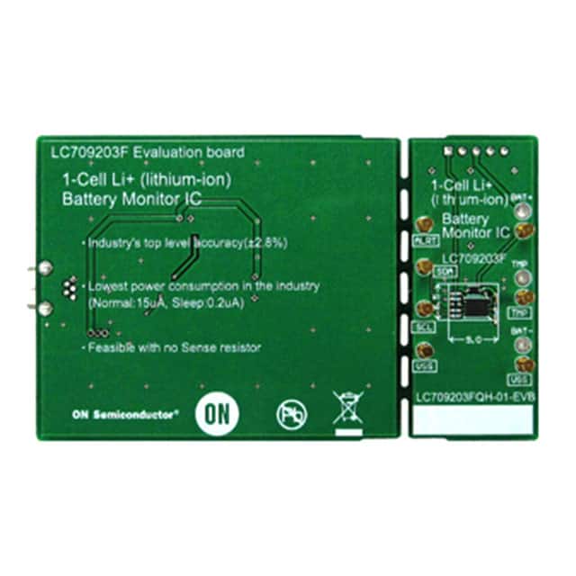 LC709203FQH-01-GEVB EVAL BOARD LC709203FQH 8VDFN