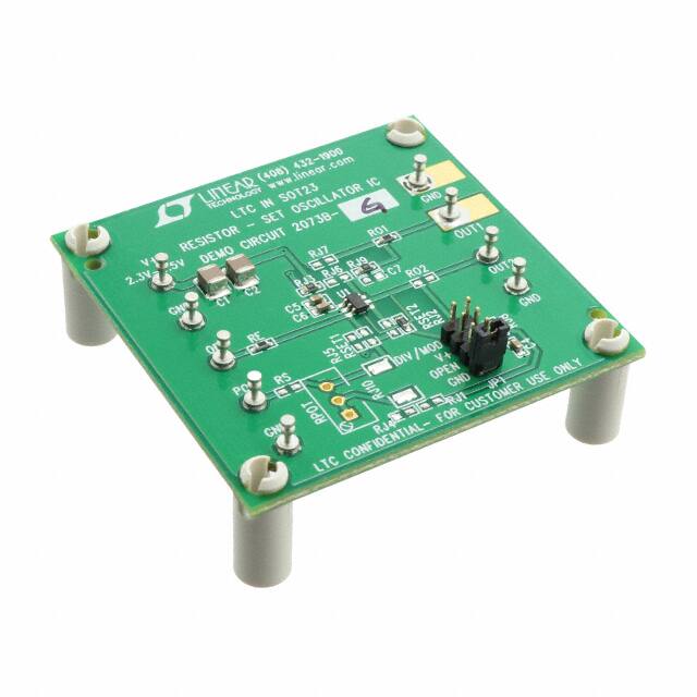 DC2073B-G LTC6905-80 SILICON OSCILLATOR DE
