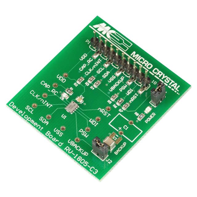 RV-1805-C3-EVALUATION-BOARD RV-1805 RTC EVAL BOARD