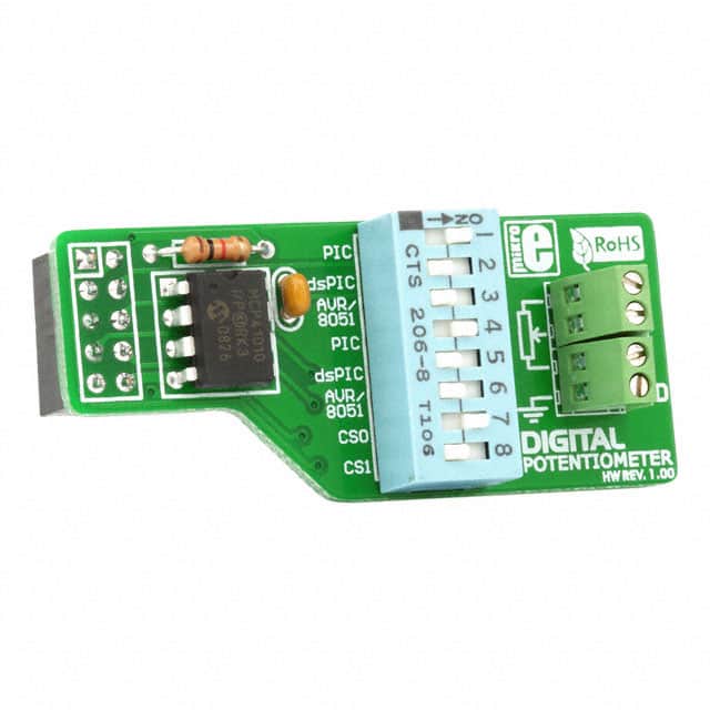 MIKROE-198 BOARD DIGITAL POTENTIOMETER