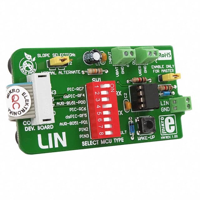 MIKROE-235 BOARD LIN W/MCP201