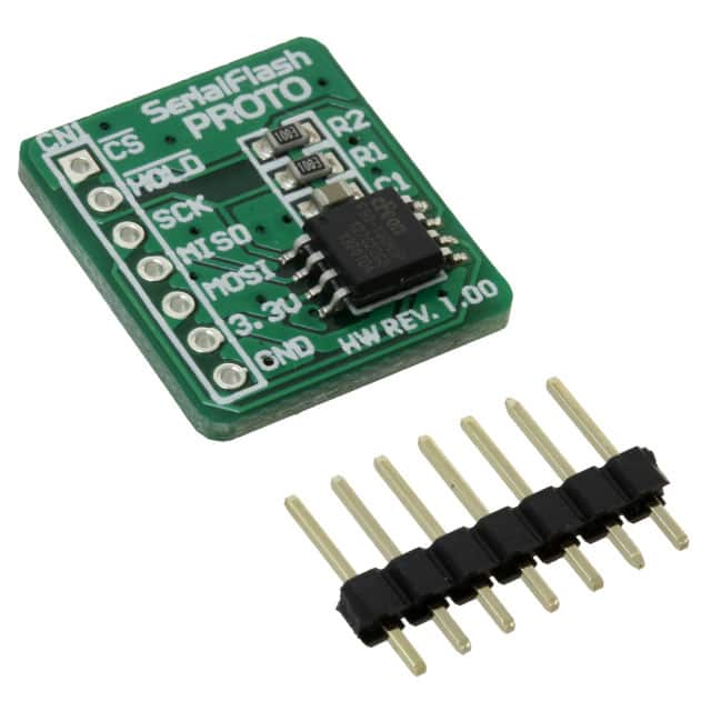 MIKROE-480 BOARD PROTO SERIAL FLASH