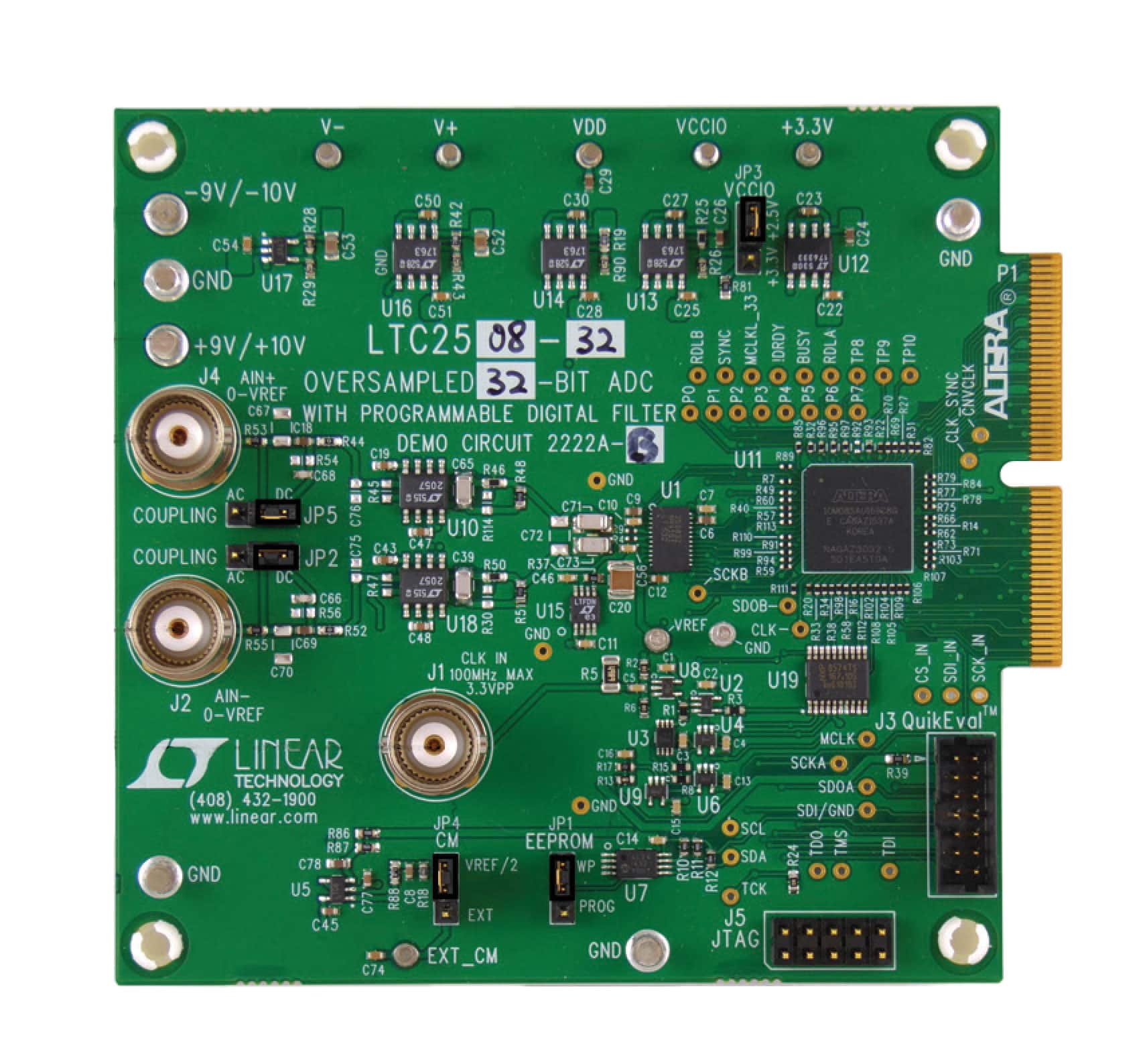 DC2222A-A DEMO BOARD FOR LTC2500-32