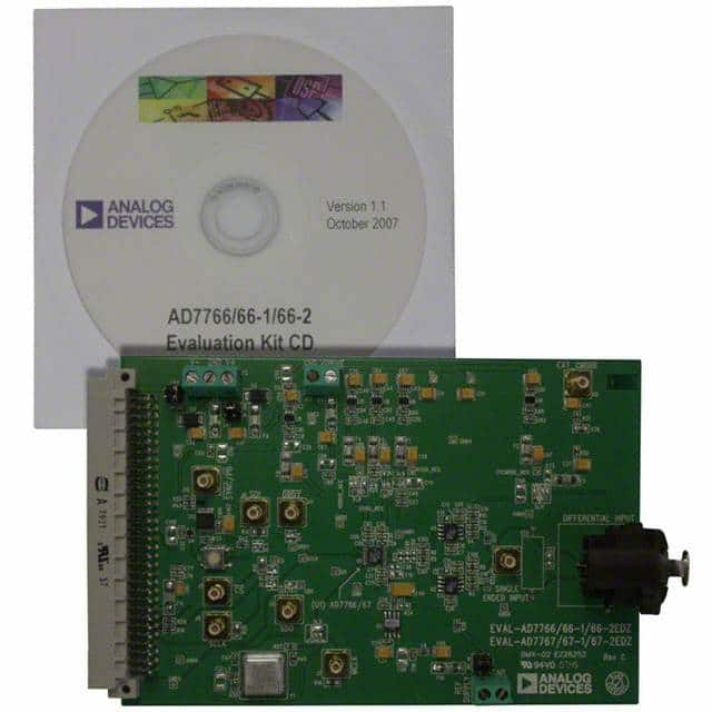 EVAL-AD7766-2EDZ BOARD EVAL AD7766-2 32KSPS 114DB
