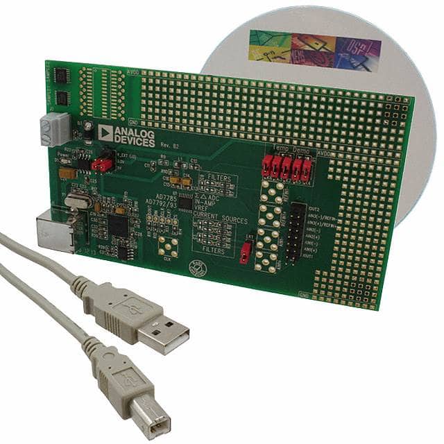 EVAL-AD7792EBZ BOARD EVALUATION FOR AD7792