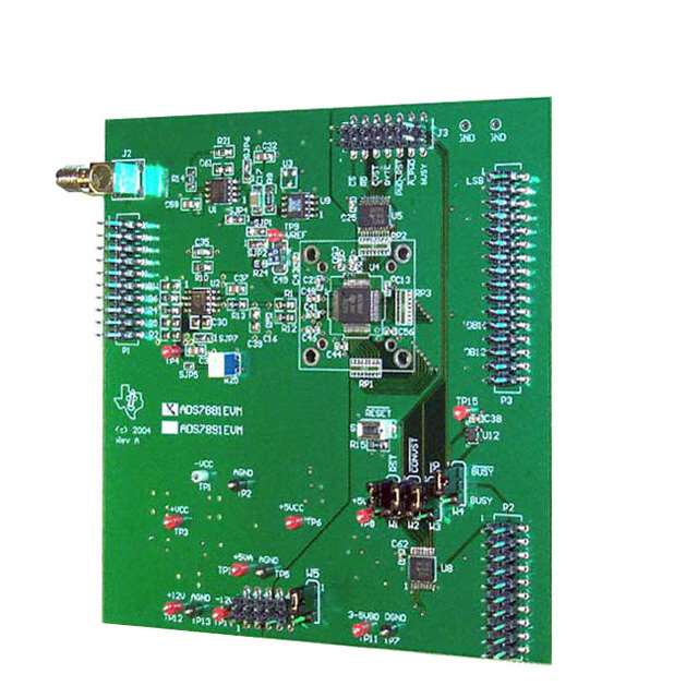 ADS7881EVM EVALUATION MODULE FOR ADS7881