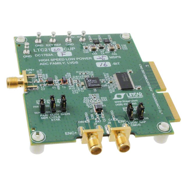 DC1762A-F BOARD DEMO 16BIT 25MSPS LTC2160
