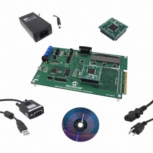 MCP3909EV-MCU16 EVALUATION BOARD FOR MCP3909