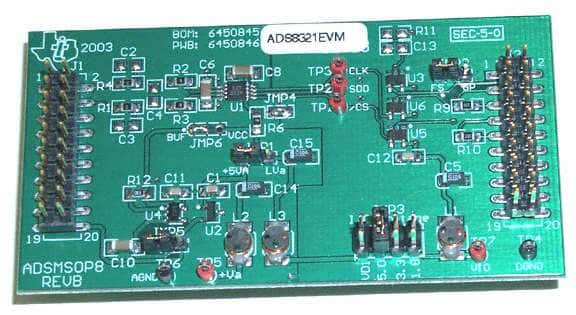 ADS8321EVM EVALUATION MODULE FOR ADS8321