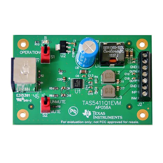 TAS5411Q1EVM EVALUATION MODULE