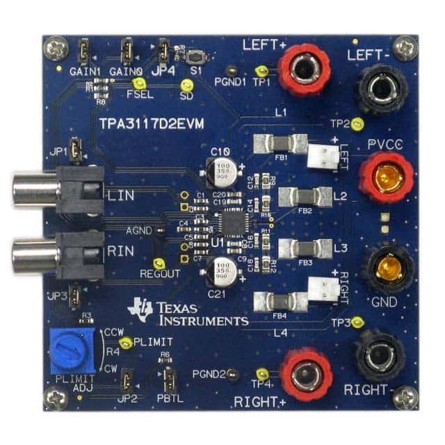 TPA3117D2EVM EVAL MODULE FOR TPA3117D2