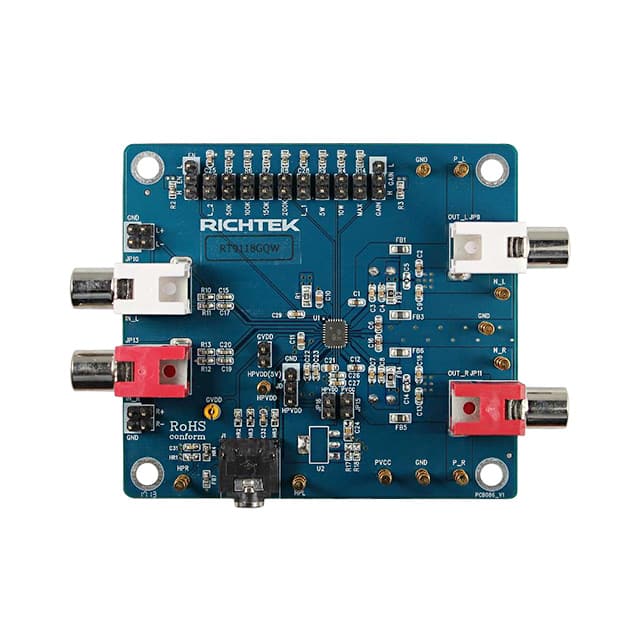 EVB_RT9118GQW EVAL MODULE FOR RT9118GQW