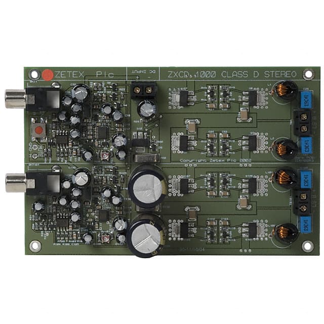 ZXCD50STEVAL BOARD EVAL STEREO ANALOG CLASS D