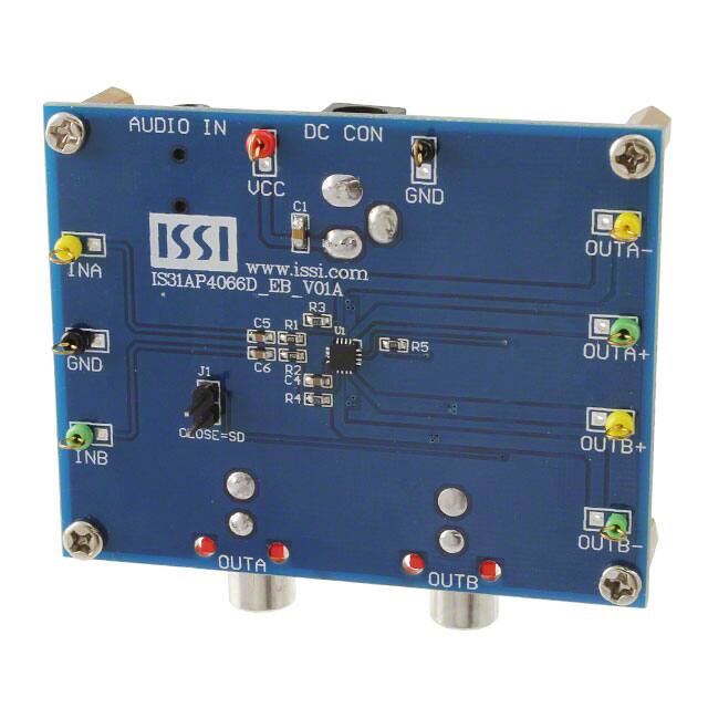 IS31AP4066D-QFLS2-EB EVAL BOARD FOR IS31AP4066D-QFLS2