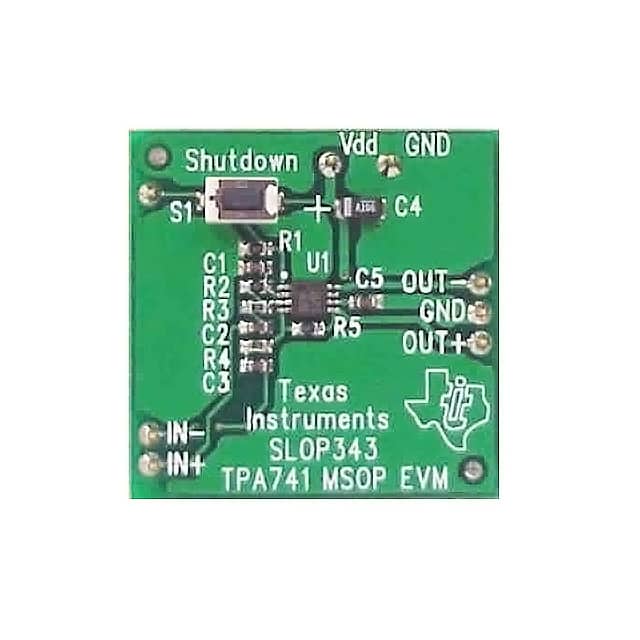 TPA741EVM EVAL MOD FOR TPA741