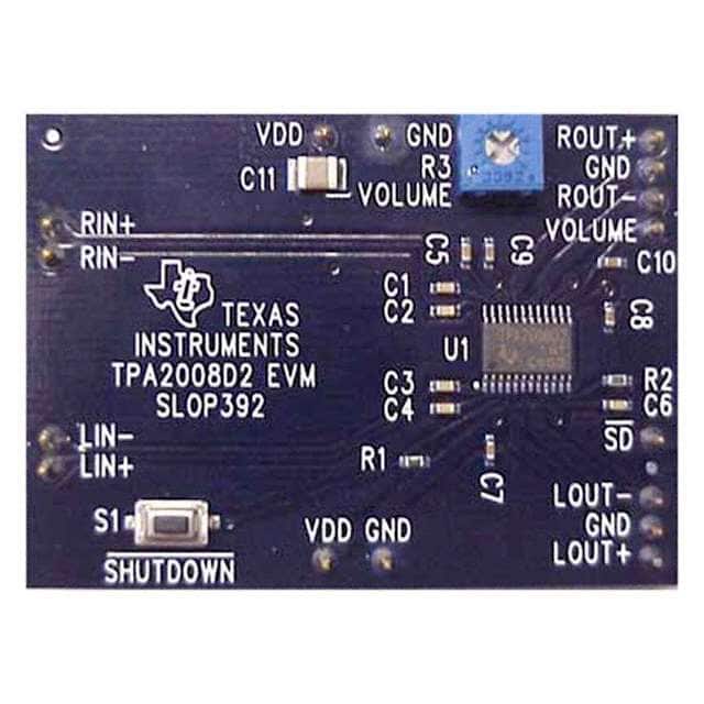 TPA2008D2EVM EVAL MODULE FOR TPA2008D2