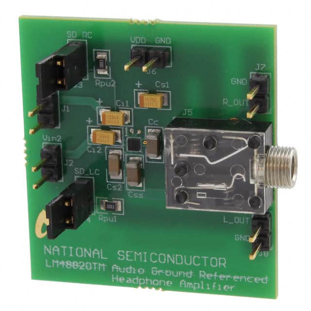 LM48820TMBD BOARD EVAL GROUND REF AUDIO AMP