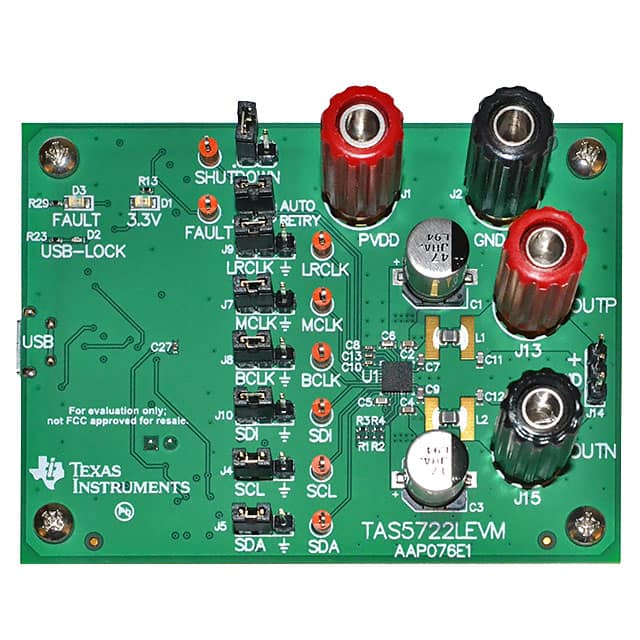 TAS5722LEVM EVALUATION MODULE
