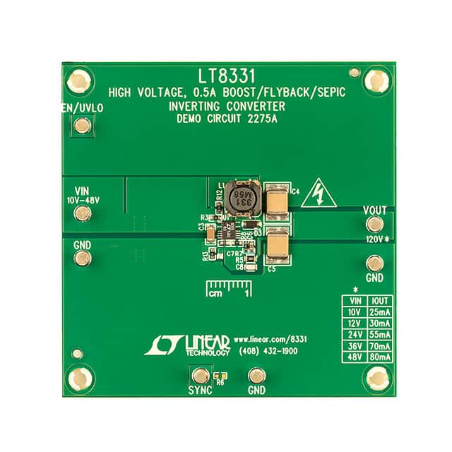 DC2275A LT8331 DEMO BOARD - 10V TO 48V I