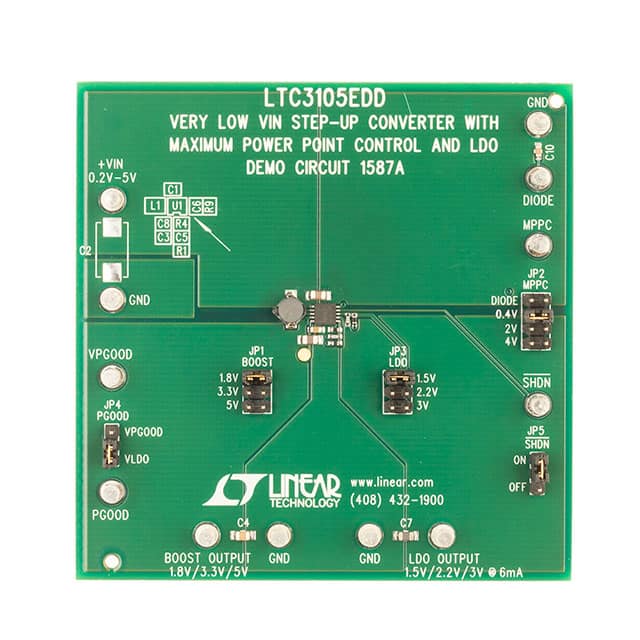 DC1587A BOARD DEMO FOR LTC3105EDD