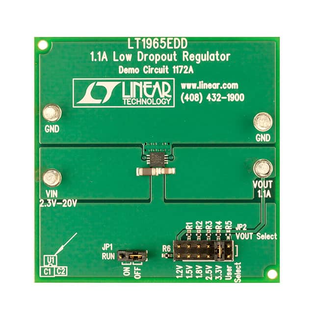 DC1172A BOARD DEMO FOR LT1965EDD - 1.1A