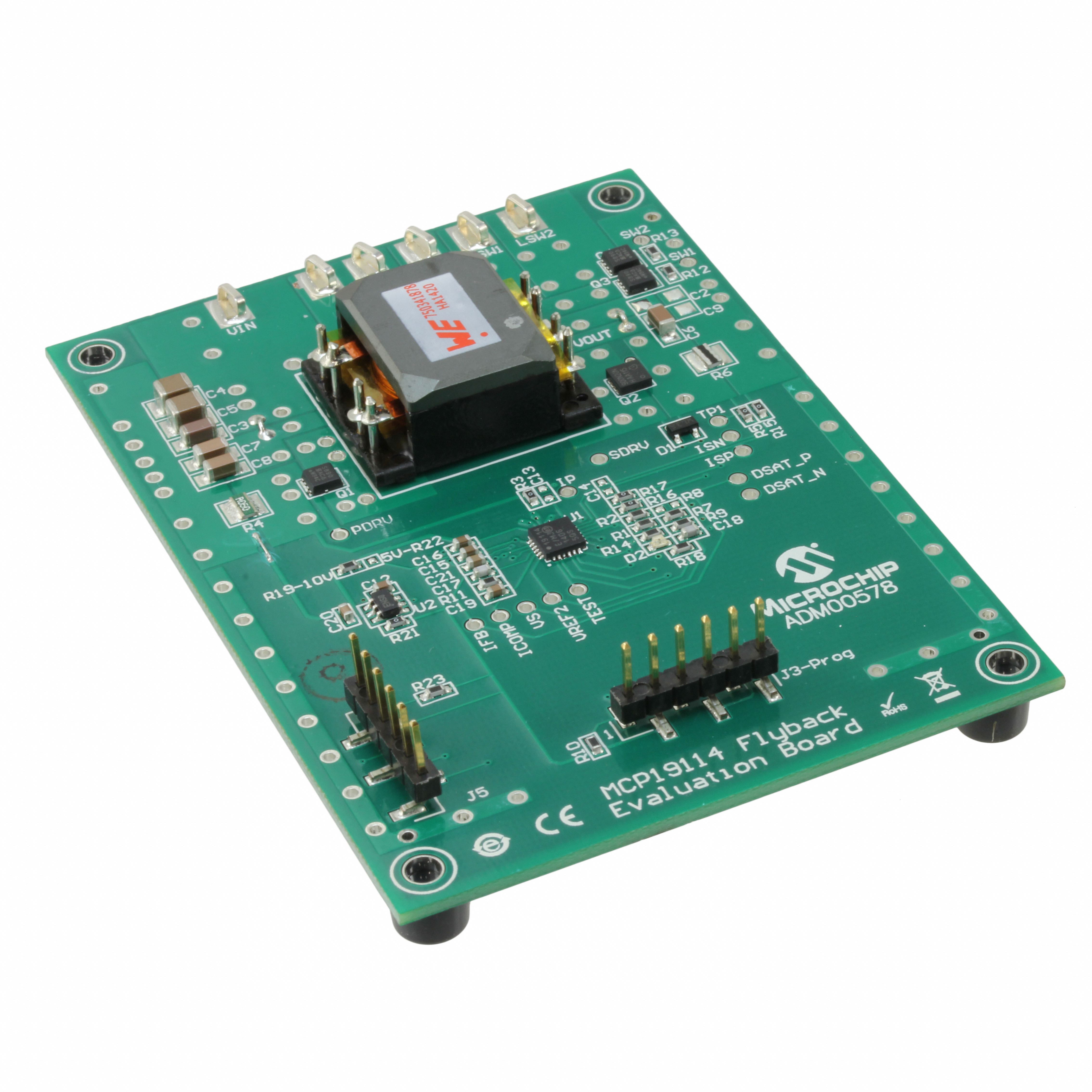 ADM00578 BOARD EVAL MCP19114 STANDALONE