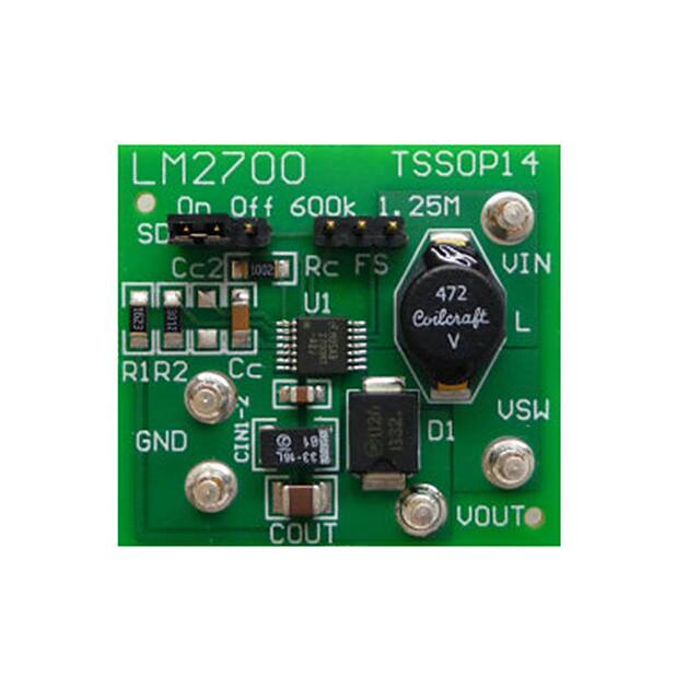 LM2700MT-ADJEV/NOPB BOARD EVAL FOR LM2700MT-ADJ