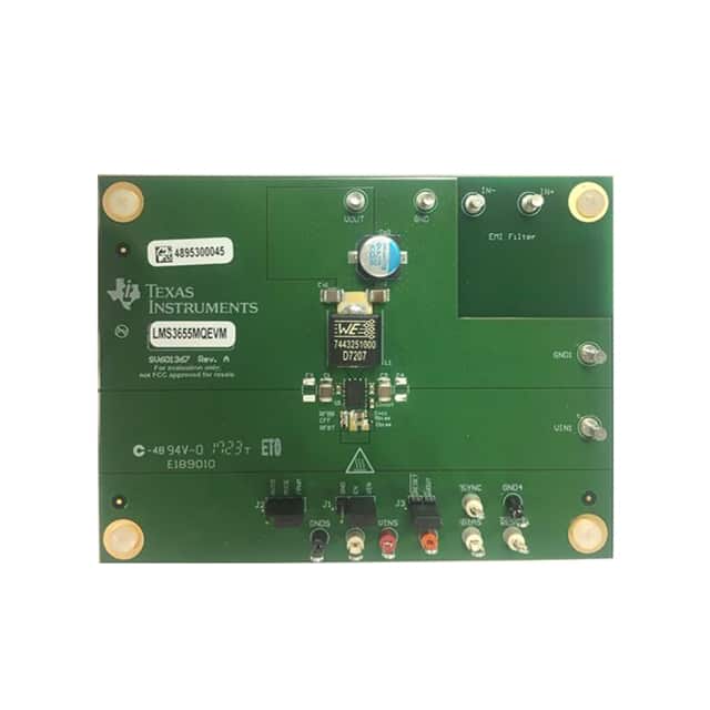 LMS3655MQEVM EVAL BOARD FOR LMS3655-Q1