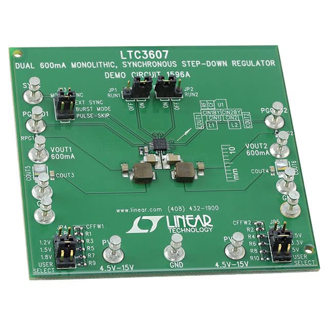 DC1596A BOARD EVAL FOR LTC3607EUD