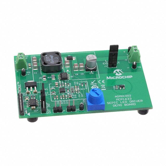 ADM01002 MCP1633 LED DRIVER DEMO BOARD