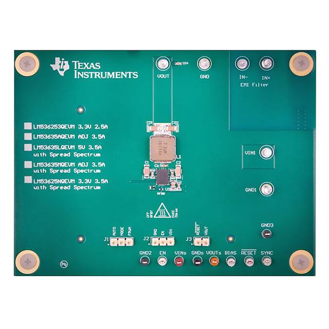 LM53635AQEVM EVALUATION MODULE