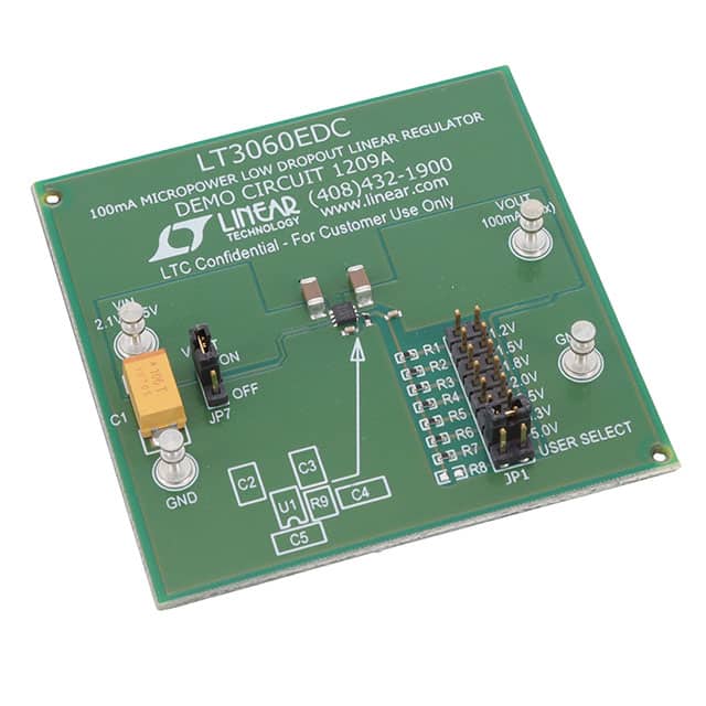 DC1209A BOARD DEMO FOR LT3060EDC