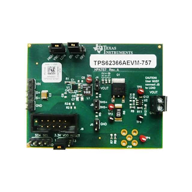 TPS62366AEVM-757 EVAL MODULE FOR TPS62366A-757