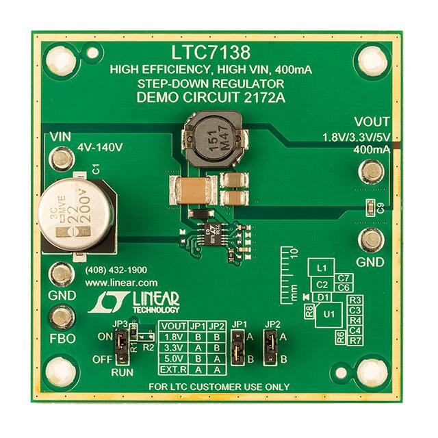 DC2172A DEMO BOARD FOR LTC7138