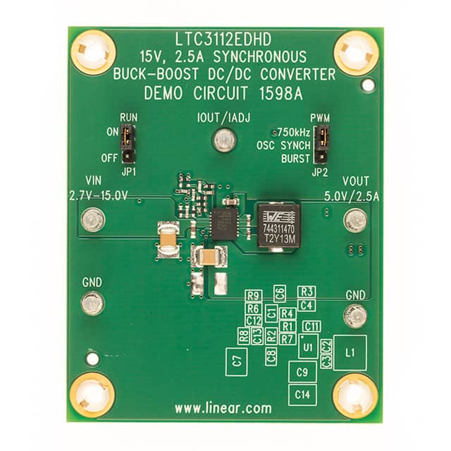 DC1598A BOARD DEMO FOR LTC3112EDHD