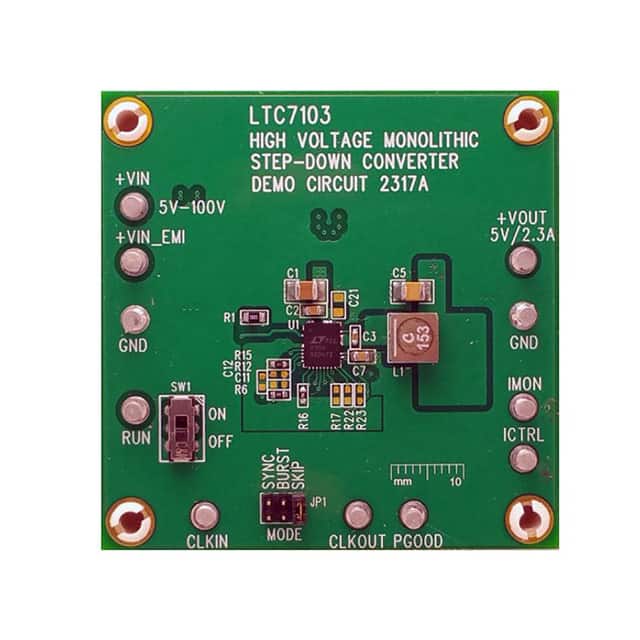 DC2317A LTC7103 DEMO BOARD VIN = 5V TO 1
